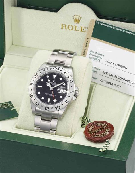 Rolex. A rare stainless steel limited edition automatic wristwatch 